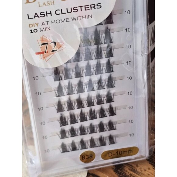 Lash Clusters 72 Pack D Curl B38 10mm DIY - Picture 5 of 5